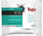 Lenço Facial Topz Detox Com 25 Unidades
